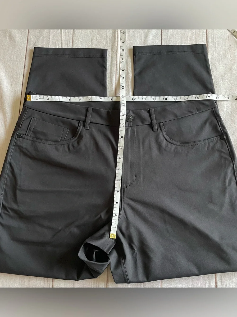 NEW Public Rec Dealmaker 5-pocket Pants Mens 34x28 Steel Black Ponte Performance